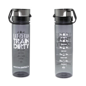 Black FLIP LID MOTIVATIONAL BOTTLE®