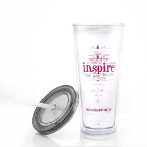 Black MOTIVATIONAL TUMBLER®